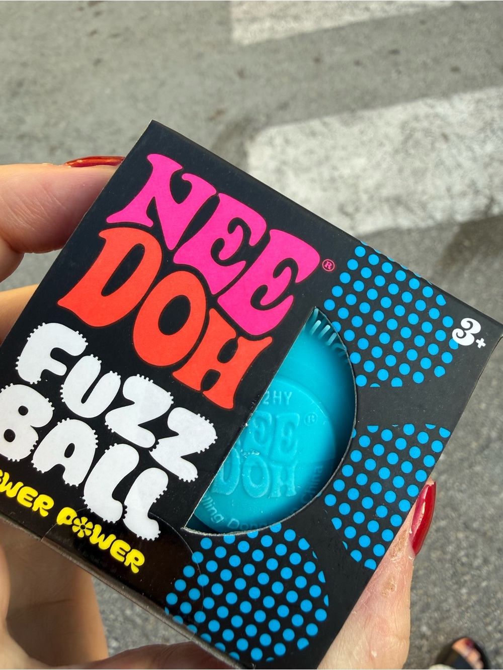 Authentic NeeDoh Fuzz Ball squishy